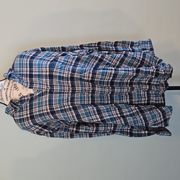 Blue Plaid Flannel - Picture 1 of 7
